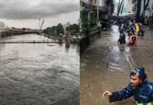 पुणे में भारी बारिश के चलते बाढ़ जैसे हालात, बिजली गिरने से 3 लोगों की मौत, जलभराव के कारण स्कूल बंद पुणे में भारी बारिश के चलते बाढ़ जैसे हालात, बिजली गिरने से 3 लोगों की मौत, जलभराव के कारण स्कूल बंद