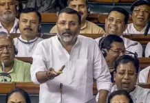 निशिकांत दुबे ने किया बड़ा दावा, कहा बंगाल के 5 जिलों को केंद्र शासित प्रदेश बनाएं, नहीं तो…, आदिवासी समाज पर भी झारखंड सरकार की खोली पोल Nishikant Dubey made a big claim, said that 5 districts of Bengal should be made Union Territory