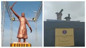 Chhatrapati Shivaji Maharaj statue collapse: छत्रपति शिवाजी महाराज की मूर्ति ढहने के मामले में ठेकेदार जयदीप आप्टे पर एफआईआर, राजनीति गलियारों में मचा घमासान