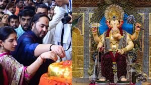 Happy Ganesh Chaturthi 2024: अनंत अंबानी ने मुंबई के लालबागचा राजा को दान किया 20 किलो का सोने का मुकुट, कीमत जानकर हो जाएंगे हैरान