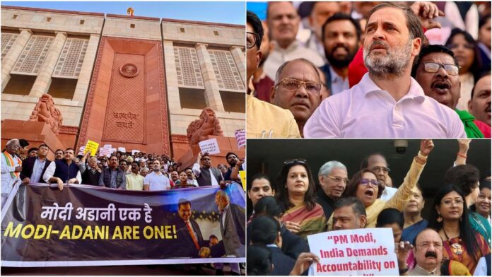 Gautam Adani के खिलाफ अमेरिकी आरोपों के बीच संसद में हंगामा, विपक्ष ने की JPC की मांग