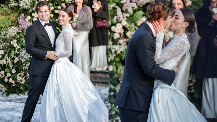 World Chess Champion Magnus Carlsen ने Ella Victoria Malone से की शादी World Chess Champion Magnus Carlsen ने Ella Victoria Malone से की शादी