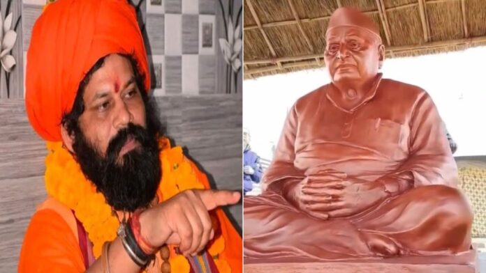 महंत राजू दास के इस पोस्ट से मचा है बवाल, बोले मुलायम सिंह की प्रतिमा पर करें लघुशंका