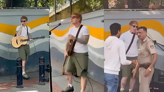 बेंगलुरु की चर्च स्ट्रीट पर Ed Sheeran की परफॉर्मेंस पुलिस ने रोकी, साउंड सिस्टम से खींचा प्लग