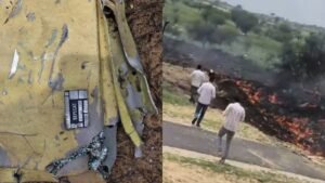 राजस्थान के चूरू जिले में भारतीय वायुसेना का जगुआर लड़ाकू विमान दुर्घटनाग्रस्त, दो शव बरामद
