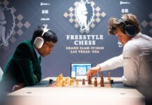 आर. प्रग्गनानंद ने लास वेगास में मैग्नस कार्लसन को दी मात, क्वार्टरफाइनल में पहुंचने वाले बने पहले भारतीय आर. प्रग्गनानंद ने लास वेगास में मैग्नस कार्लसन को दी मात, क्वार्टरफाइनल में पहुंचने वाले बने पहले भारतीय