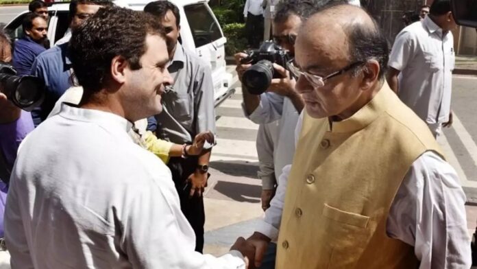 Breaking News: राहुल गांधी को अरुण जेटली ने दी थी धमकी, भाजपा का पलटवार