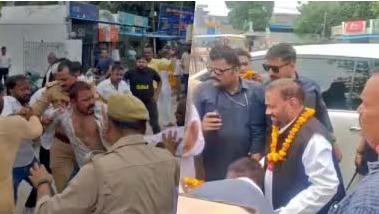 Swami Prasad Maurya News: रायबरेली में पूर्व कैबिनेट मंत्री स्वामी प्रसाद मौर्य पर हमला, युवक ने थप्पड़ मारा Swami Prasad Maurya News: रायबरेली में पूर्व कैबिनेट मंत्री स्वामी प्रसाद मौर्य पर हमला, युवक ने थप्पड़ मारा