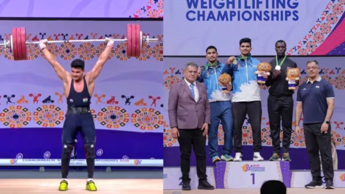 Commonwealth Weightlifting Championship 2025: Sairaj Pardeshi ने 18 साल की उम्र में रचा इतिहास, कई रिकॉर्ड तोड़े Commonwealth Weightlifting Championship 2025: Sairaj Pardeshi ने 18 साल की उम्र में रचा इतिहास, कई रिकॉर्ड तोड़े