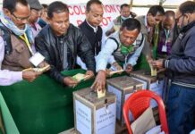 Assam BTC Election 2025: बोडोलैंड टेरिटोरियल काउंसिल (BTC) के पांचवें आम चुनाव की मतगणना शुरू, BJP और UPPL में कड़ी टक्कर Assam BTC Election 2025: बोडोलैंड टेरिटोरियल काउंसिल (BTC) के पांचवें आम चुनाव की मतगणना शुरू, BJP और UPPL में कड़ी टक्कर