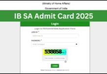 IB SA admit card 2025: आईबी एसए एडमिट कार्ड 2025 mha.gov.in पर जारी, जानें कैसे होगी डाउनलोड IB SA admit card 2025: आईबी एसए एडमिट कार्ड 2025 mha.gov.in पर जारी, जानें कैसे होगी डाउनलोड