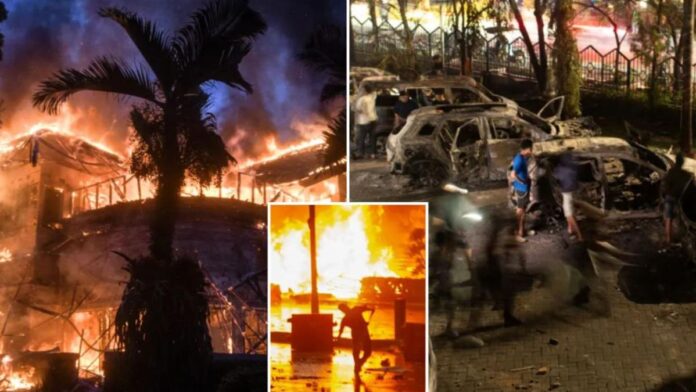 इंडोनेशिया में प्रदर्शनकारियों ने संसद भवन को आग लगाई, दर्जनभर की मौत, कई घायल