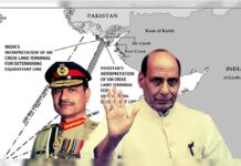 Sir Creek पर पाकिस्तान ने भेजे अपने जवान, रक्षा मंत्री राजनाथ सिंह ने दी चेतावनी कहा “इतिहास और भूगोल बदल जाएगा” Sir Creek पर पाकिस्तान ने भेजे अपने जवान, रक्षा मंत्री राजनाथ सिंह ने दी चेतावनी कहा "इतिहास और भूगोल बदल जाएगा"