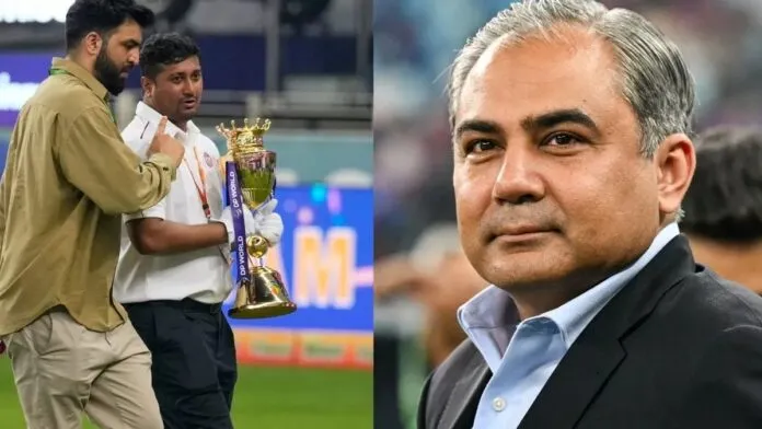 Asia Cup Trophy Controversy: मोहसिन नकवी ने BCCI से मांगी माफ़ी, लेकिन ट्रॉफी लौटाने से इनकार Asia Cup Trophy Controversy: मोहसिन नकवी ने BCCI से मांगी माफ़ी, लेकिन ट्रॉफी लौटाने से इनकार